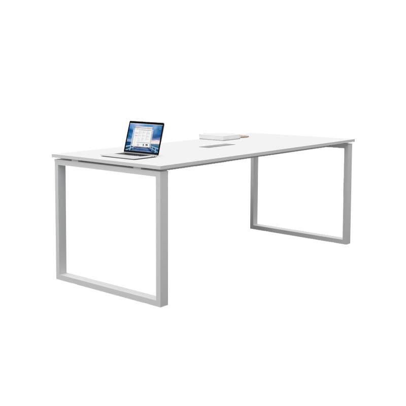 悦山 办公会议桌简约长条桌 白色 2000*850*750mm*1张